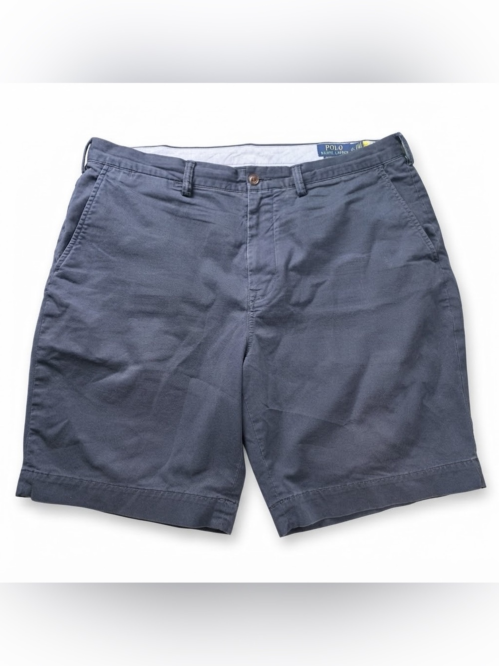 Polo Ralph Lauren Mens Stretch Classic Fit Chino Shorts Gray Size 36